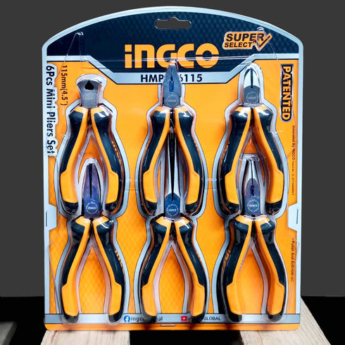 Μίνι Πενσάκια 115mm Σετ 6 τεμ. INGCO HMPS06115