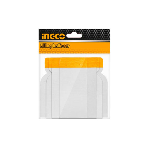 Σπάτουλες Μεταλλικές Σετ 4 τεμ. 5-8-10-12 cm INGCO HPUT48041