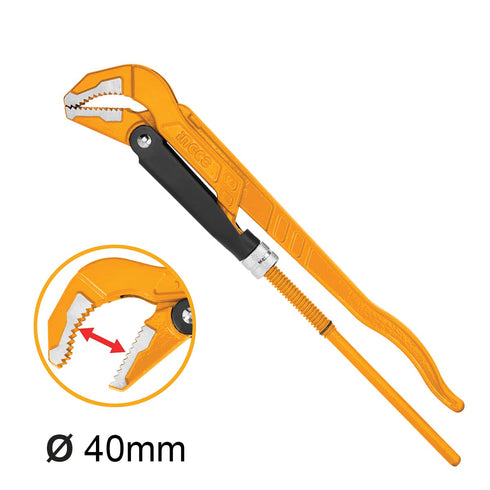 Τσιμπίδα υδραυλικών 45° Βαριάς Χρήσης 1" INGCO HPW04013