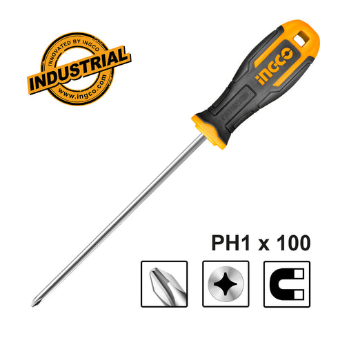 Κατσαβίδι Σταυρού PH1x100mm INGCO HS68PH1100