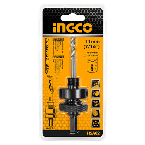 Οδηγός Ποτηροτρύπανων Μετάλλου 32-210mm INGCO HSA02