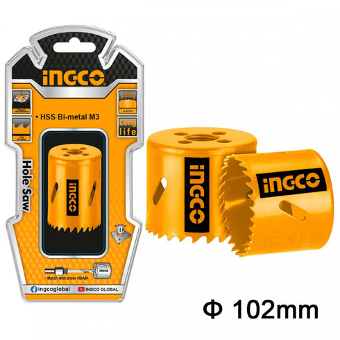 Bi-Metal 102mm INGCO HSB101021 glass drills