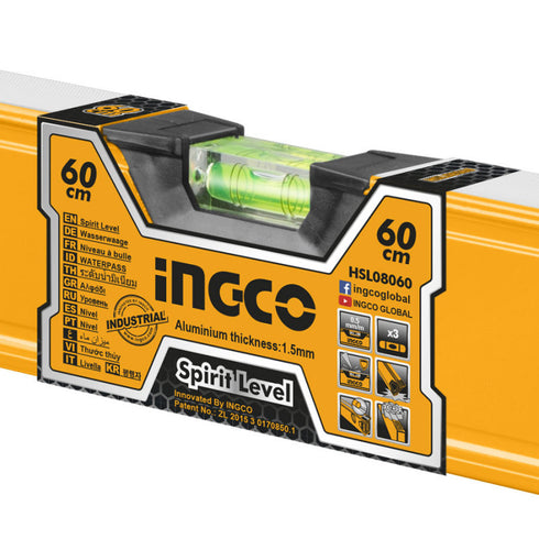 Αλφάδι Βαρέος Τύπου 60cm INGCO HSL08060