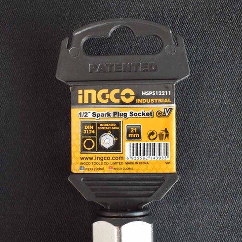 Καρυδάκι Μπουζόκλειδο 1/2" 21mm INGCO HSPS12211