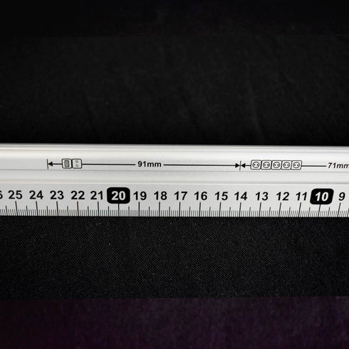 Χάρακας Αλουμινίου με 2 Αλφάδια 60cm INGCO HSR36003