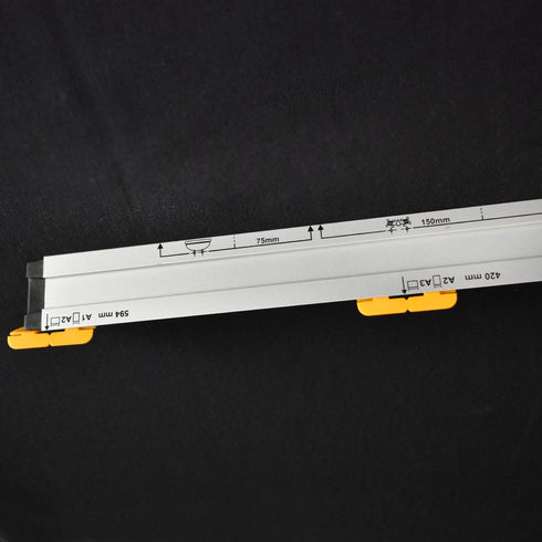 Χάρακας Αλουμινίου με 2 Αλφάδια 60cm INGCO HSR36003