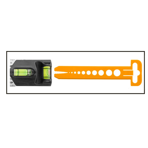 Χάρακας Αλουμινίου με 2 Αλφάδια 60cm INGCO HSR36003