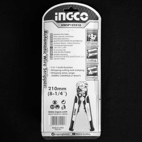 Απογύμνωτης Καλωδίων 3 Εργασιών INGCO HWSP102418
