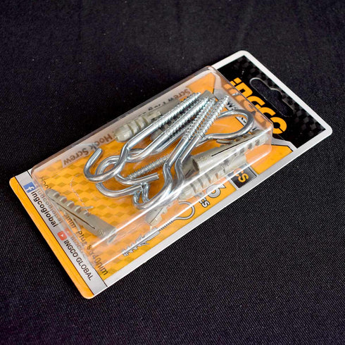 Σετ Βίδες Γάντζοι με Βύσματα INGCO HWSPK5012