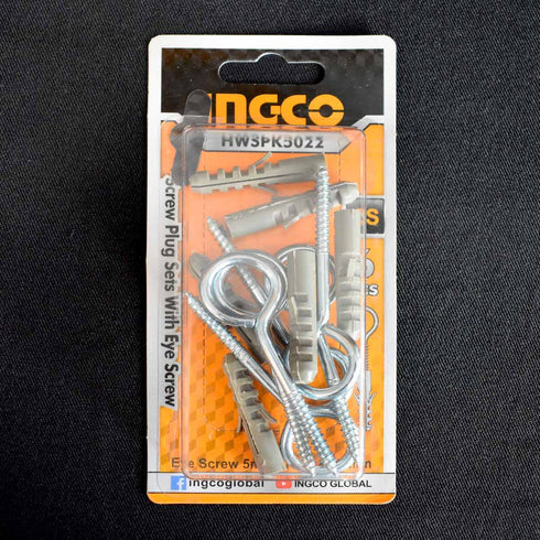 Σετ Βίδες Θηλιές με Βύσματα INGCO HWSPK5022