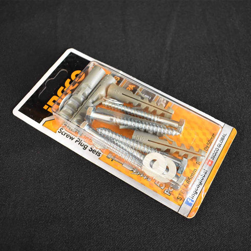 Σετ Στριφώνια με Βύσματα INGCO HWSPK7006512
