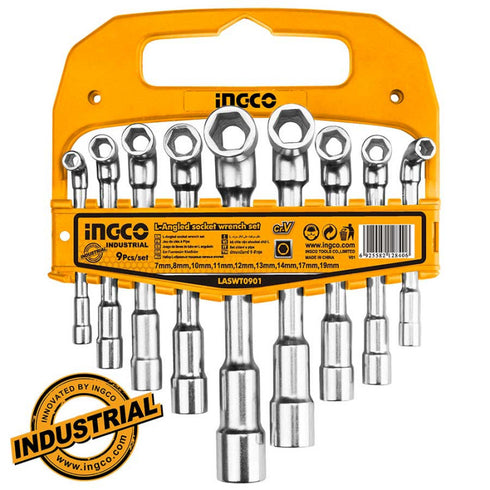 Professional Set 9 pcs. Corner Wrenches INGCO LASWT0901