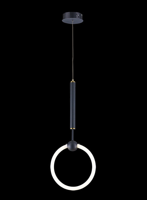 ΦΩΤΙΣΤΙΚΟ LED TOULOUSE ΜΑΥΡΟ LEG-2068Φ250-BL