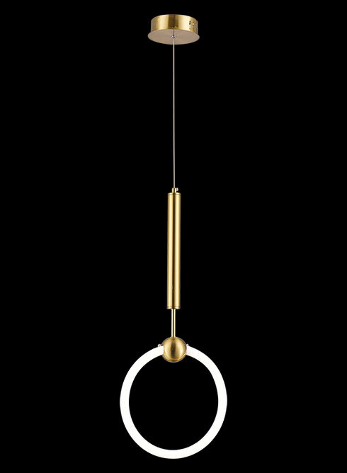 ΦΩΤΙΣΤΙΚΟ LED TOULOUSE ΧΡΥΣΟ LEG-2068Φ250-GD