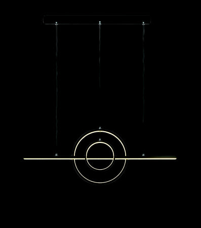 ΦΩΤΙΣΤΙΚΟ LED ALMERIA BLACK LEG-8705