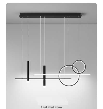 ΦΩΤΙΣΤΙΚΟ LED LUSENA BLACK LEG-8716