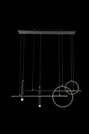 ΦΩΤΙΣΤΙΚΟ LED LUSENA BLACK LEG-8716