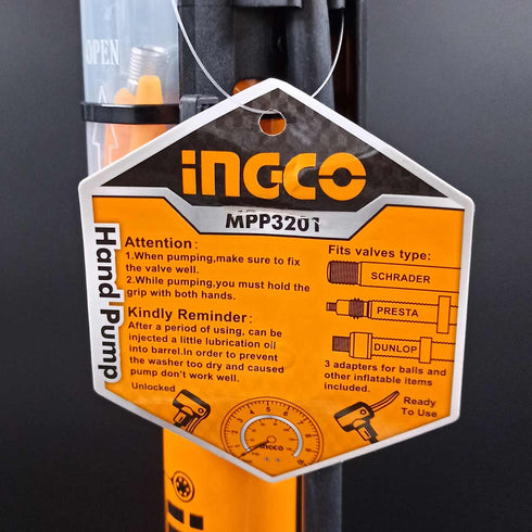 Τρόμπα Αέρος Χειρός 160 PSI INGCO MPP3201