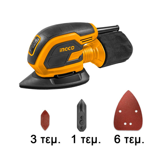 Παλμικό Τριγωνικό Τριβείο Χούφτας 65W INGCO MS6505