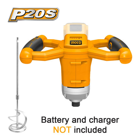 Αναδευτήρας Χρωμάτων Μπαταρίας 20V Li-Ion SOLO INGCO MXLI2001