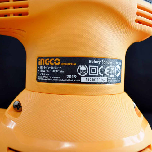 Ηλεκτρικό Περιστροφικό Τριβείο Χούφτας 320W INGCO RS3208