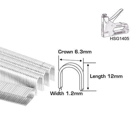 Διχάλα τ. U Καλωδίων 12mm Καρφωτικού Χειρός HSG1405 INGCO STS0412