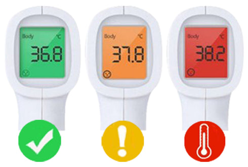ΘΕΡΜΟΜΕΤΡΟ ΑΚΤΙΝΩΝ ΣΩΜΑΤΟΣ (32°C~42.9°C) JXB-178 BER