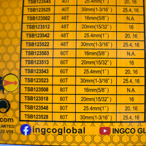 Δίσκος Κοπής Ξύλου 235mm INGCO TSB123523