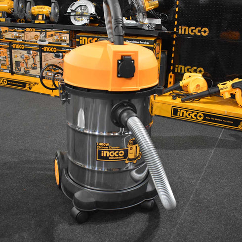 Ηλεκτρική Σκούπα Υγρών / Στερεών 30 Lit 1400W INGCO VC14301