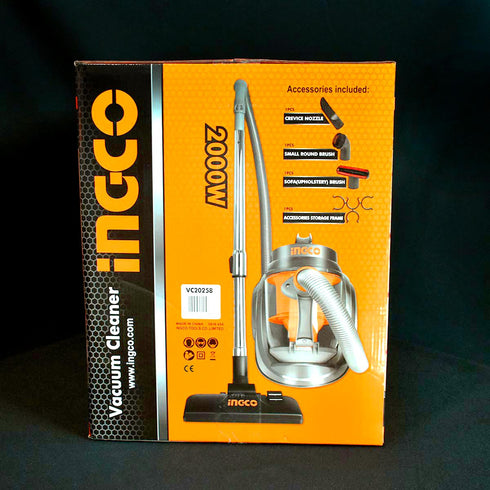 Ηλεκτρική Σκούπα Στερεών Cyclone Οικιακής 2000W INGCO VC20258