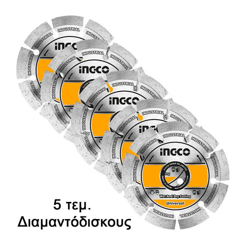 Ηλεκτρική Φρέζα-Καναλοποιός Τοίχων για Υγρής/Ξηράς Κοπής 3000W INGCO WLC30001