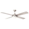 CEILING FAN WITH 1 LIGHT E27 SATINE WITH CONTROL Φ130 70W