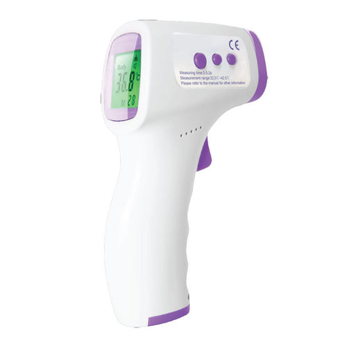 Digital AD801 Aiqura Infrared Front Thermometer White