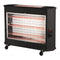 QUARTERS HEATER 2800W BLACK 2FACE WITH THERMOSTAT