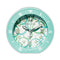 Desktop Clock ALTC-60171 Alfaone Analog Silent with lighting "Decors" Bright green rubber