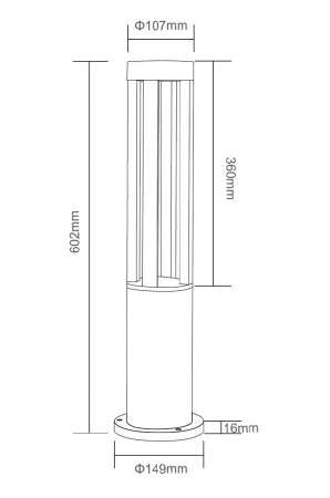 ΦΩΤΙΣΤΙΚΟ ΚΗΠΟΥ LED 10W BOL-LEG-10W-1