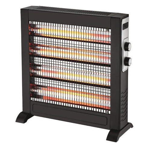 HEATER BEDS SLIM 2800W BLACK WITH THERMOSTAT