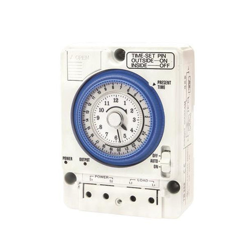 OUTDOOR TIMER 16A 100-240V 24h 150h RESERVE