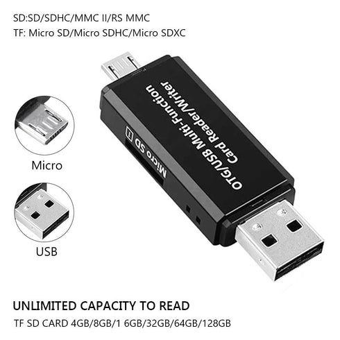 USB 2in1 Micro Card Reader