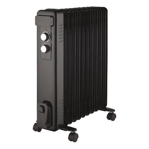 ELECTRIC OIL HEATER 11 SLICES 2500W BLACK