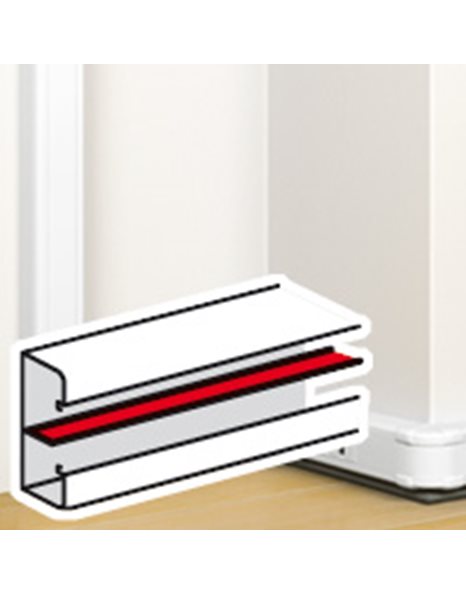 ΔΙΑΧΩΡΙΣΤΙΚΟ για 100x50mm GUSMAN ΛΕΥΚΟ