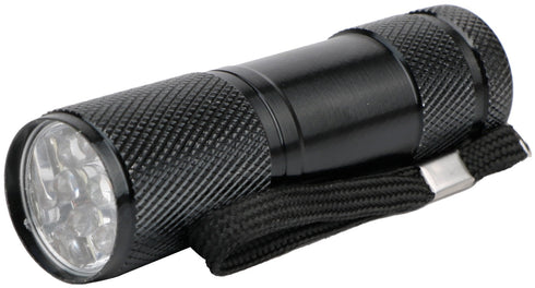 Entac Φακός 1W 9LED ALU Μαύρο 3xAAA (περιλαμβάνει)