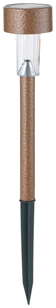 Entac Ηλιακό Κήπου 36cm Ανοξείδωτο ατσάλι Καφέ 1 LED (24τμχ)
