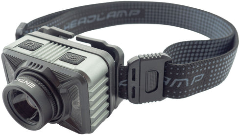 Entac Φακός Κεφαλής Zoom Με Αισθητήρα Κίνησης 10W XHP50+ Κόκκινο