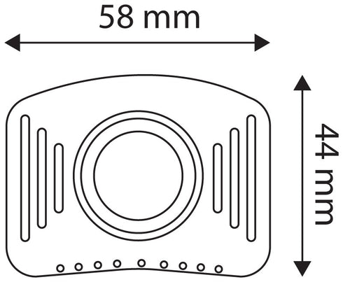 Entac Φακός Κεφαλής Zoom 1W Πλαστικό