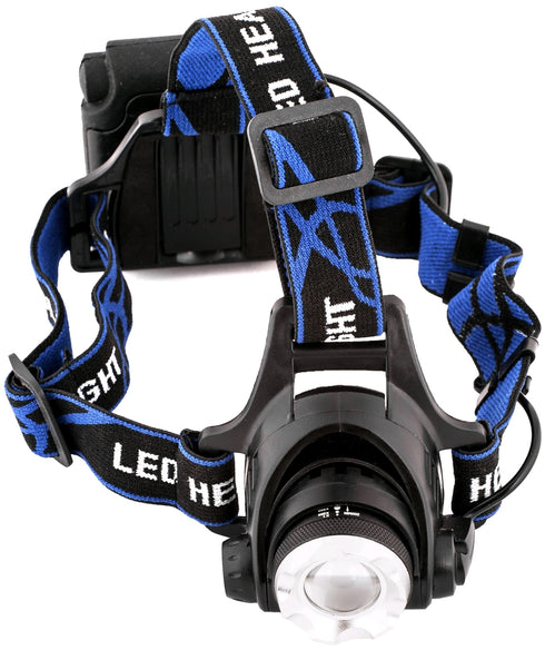 Entac Φακός Κεφαλής Zoom 5W Αλουμινίου