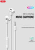 XO EP22 3.5mm Handsfree Άσπρο
