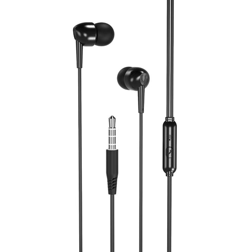 XO EP37 In-ear Handsfree 1.15μ Μαύρο