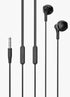 XO EP39 Half In-ear Handsfree 1.15μ Μαύρο