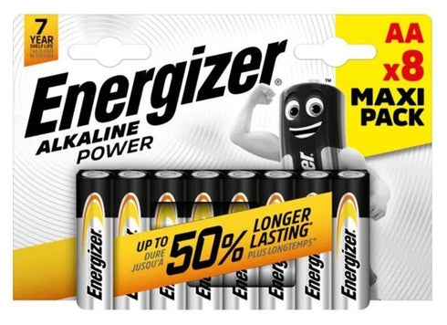 Energizer Power Alkaline Mignon Battery AA B8